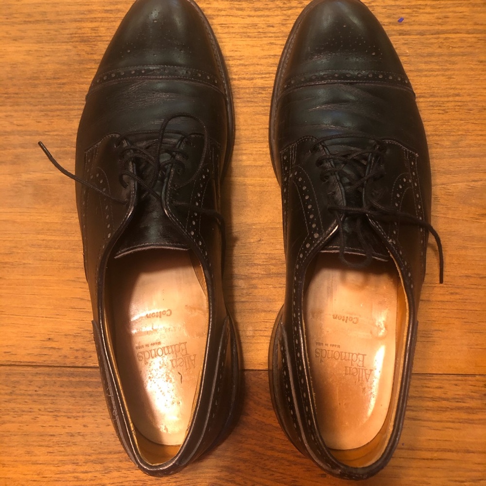 Black Winged Tip Dress Shoes